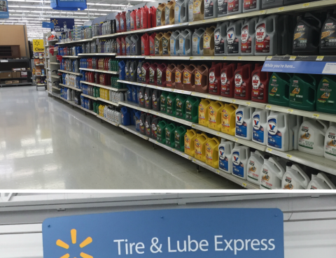 Walmart Oil.